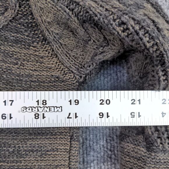 Method Cable Knit Sweater Mens Large Pullover Cowl Neck Multicolor Marled - Picture 11 of 11